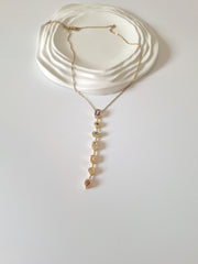 Crystal Drop Y Chain